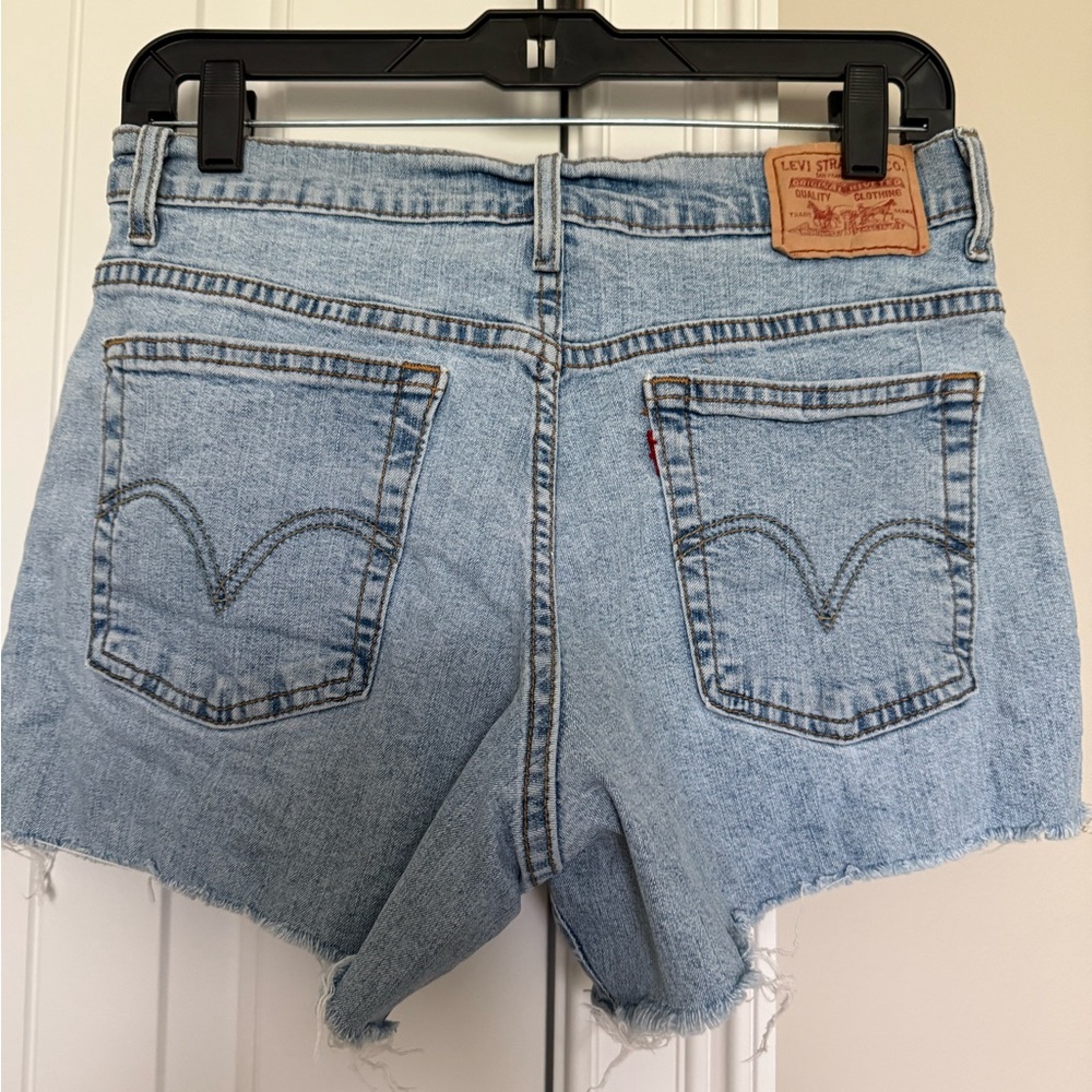 Levi's Light Blue Denim Jean Shorts